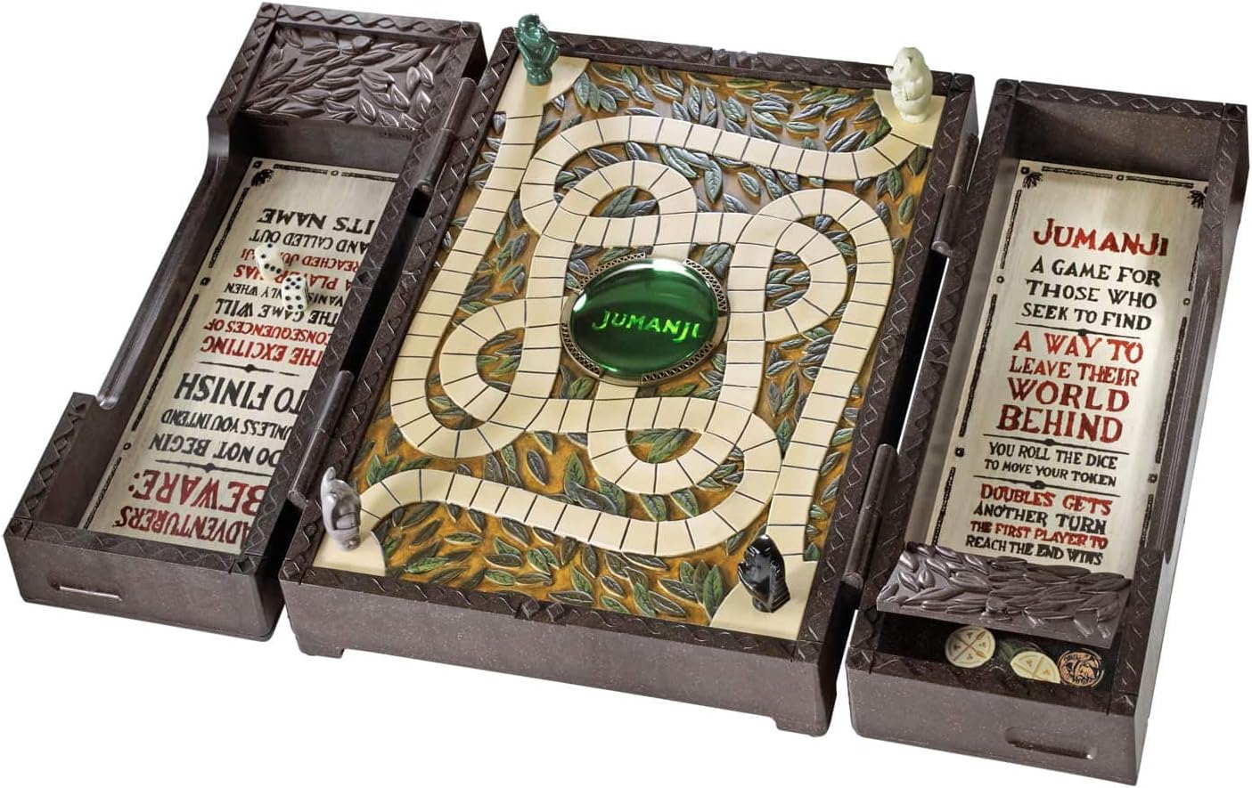 The Noble Collection Jumanji Collectors Board Game - Full-Size Scale Replica Of The Iconic Jumanjic Board Game - Officially Licensed Jumanji Film Set Movie Games Gifts
