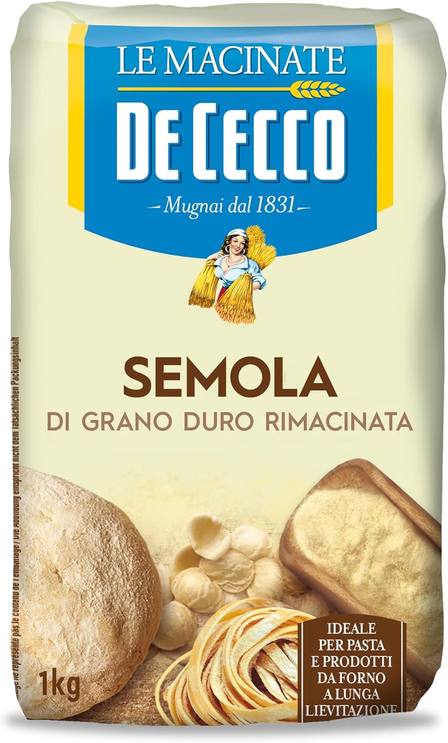 De Cecco - Farine Semoule DE BLE DUR 1KG