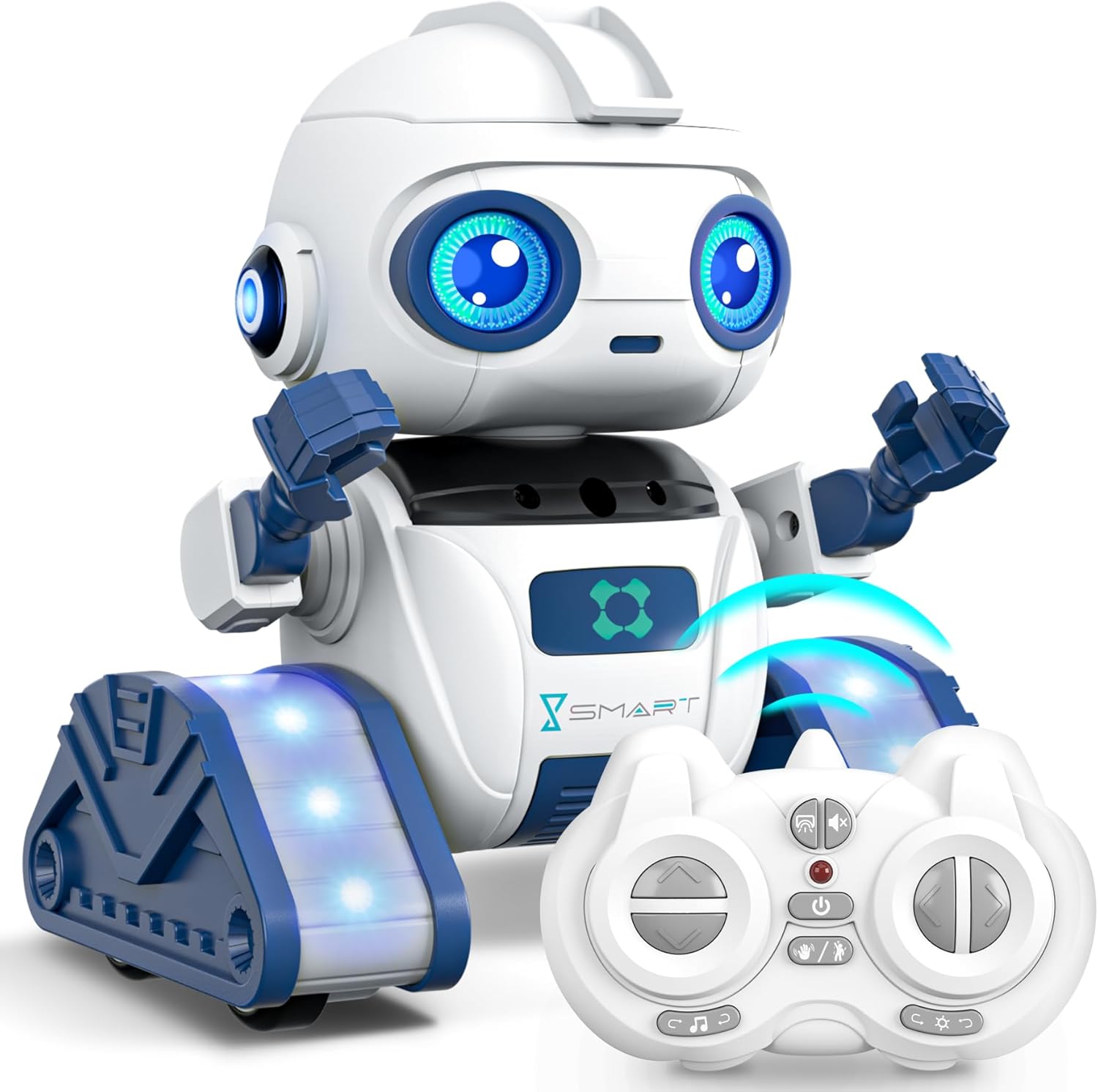 Ophy Robot Toy for Kids – Interactive Remote Control Robot Toy with Gesture Sensor, Projection, Music and Lights – Toys for Boys Girls Age 4 5 6 7 8 9 10 – Birthday Gift for 5 Year Old Boy Girl