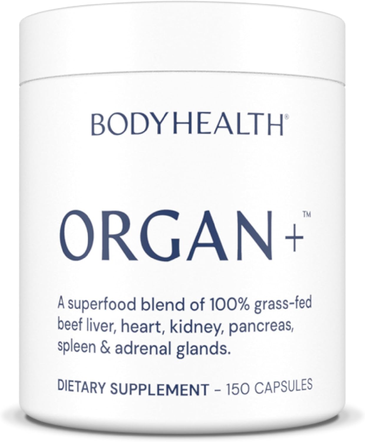 100% Grass-Fed Glandular Organ Complex: A Primal superfood Blend of Beef Liver, Heart, Kidney and More! (150 Capsules)