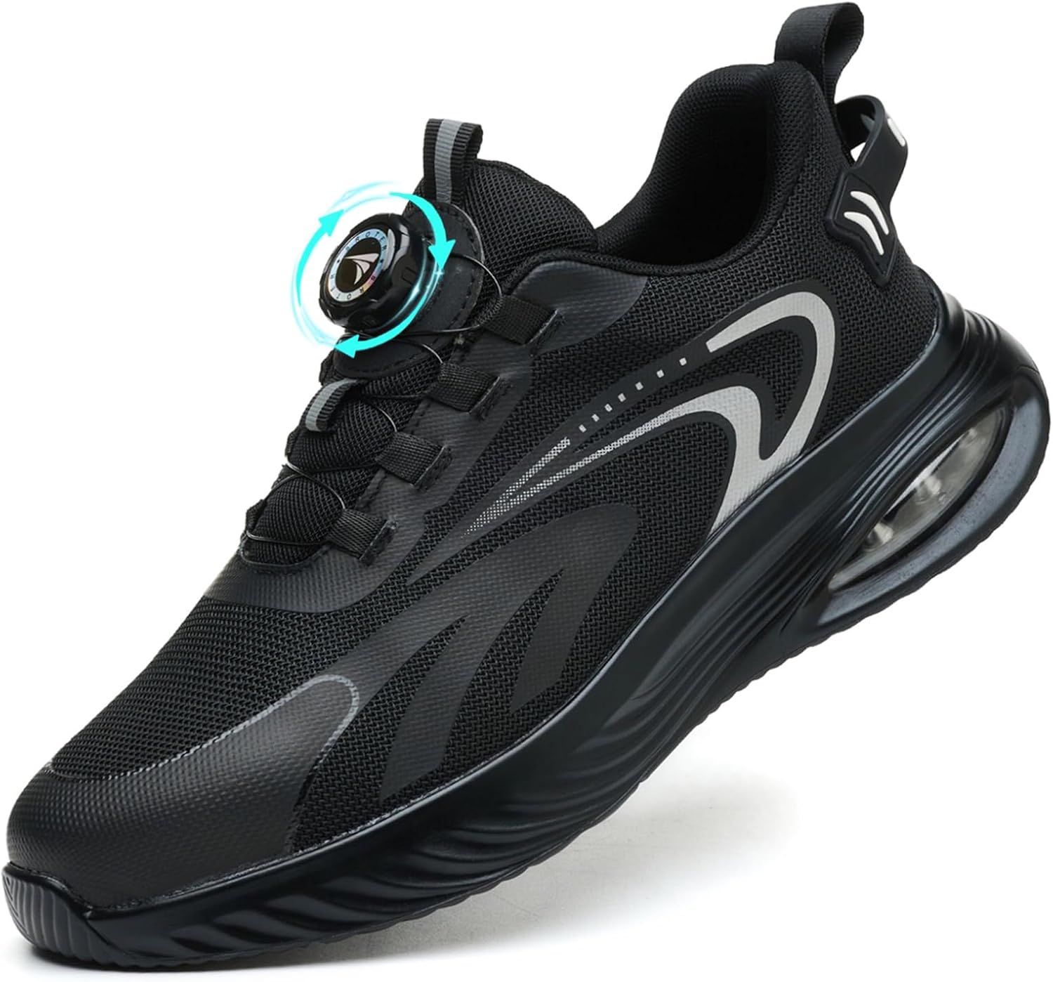 Steel Toe Cap Trainers Mens Work Safety Trainers Womens Lightweight Safety Shoes Cushioning Comfortable Breathable Non Slip