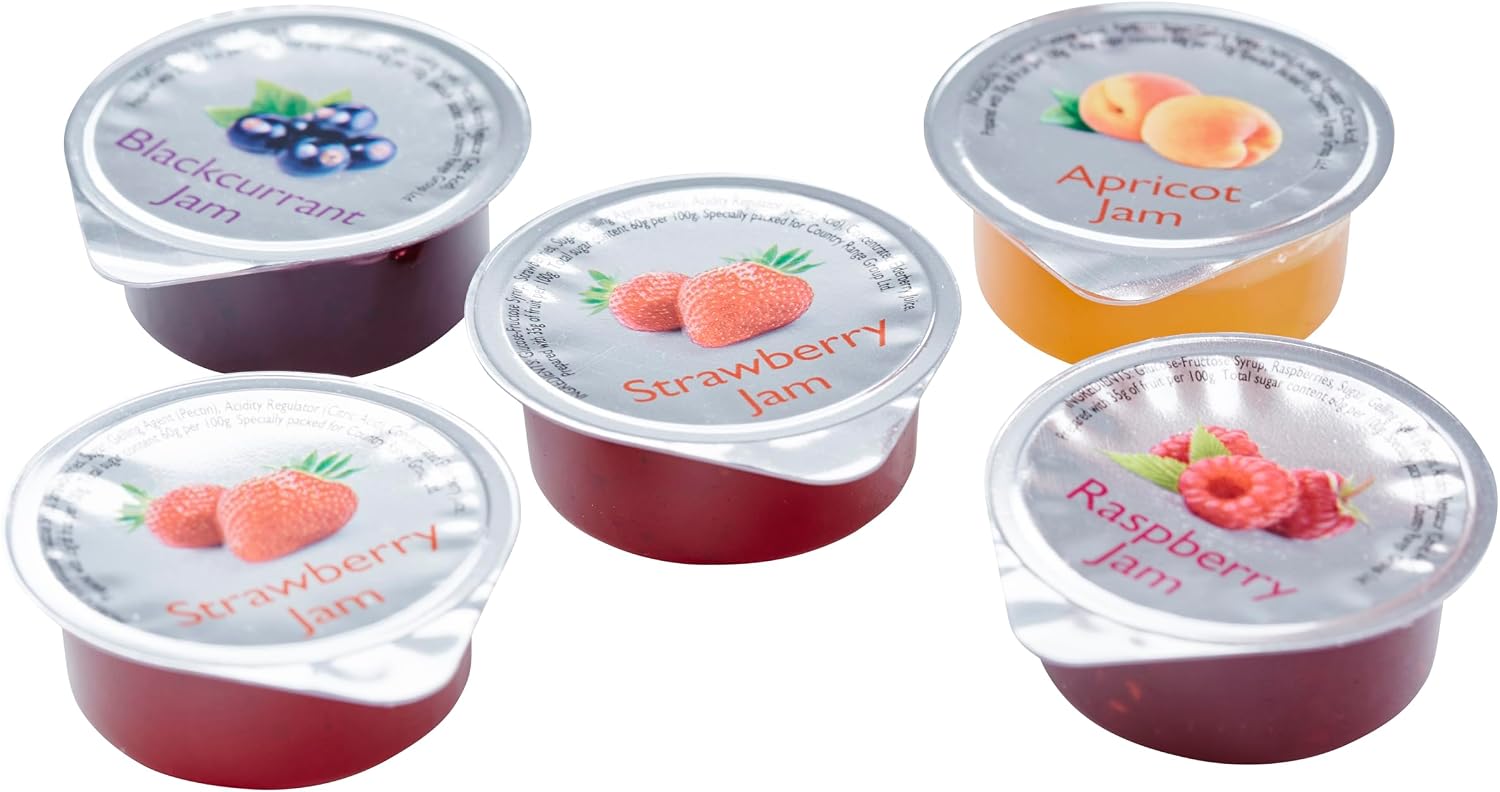 Country Range Assorted Jam Portions - 1x100x20g