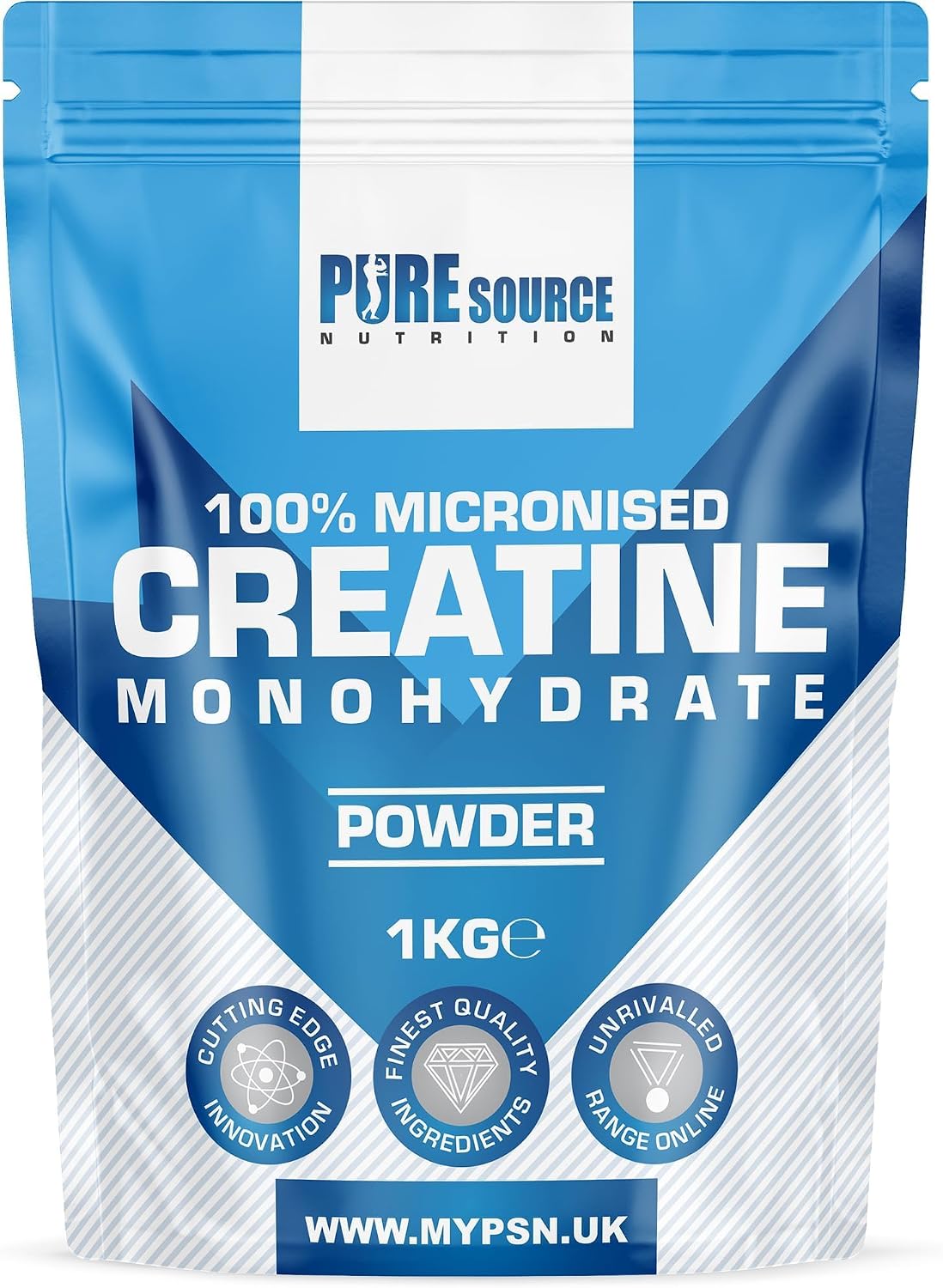 Pure Source Nutrion Pure Micronised Creatine Monohydrate 1kg Powder