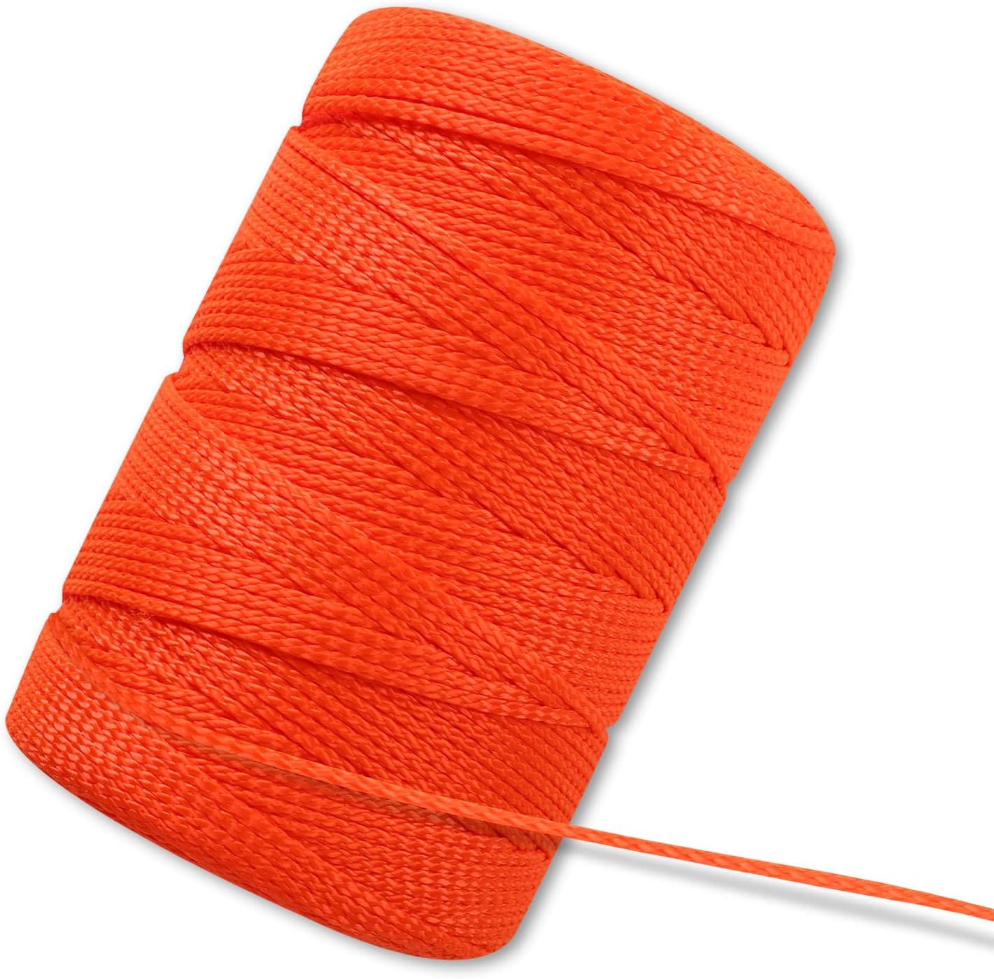 Romeda Mason line 44w, 500 Ft Length, Orange String line, Mason line String, Construction String, Orange String, Twine String for Gardening, Braided Mason Line, Masonry String Lines， String Lines