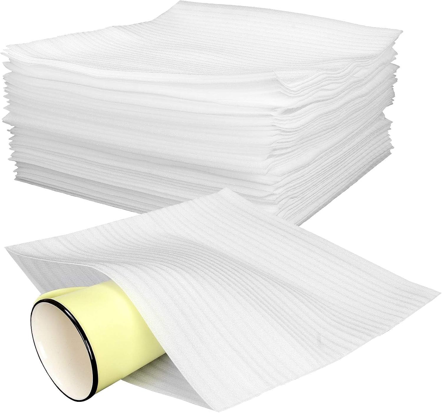 7.8x7.8 Inch Foam Pouches 50 Count China Moving Supplies for Packing & Shipping Box Cushion Foam Wrap Pouches Packing Cushioning Supplies for Protecting Dishes Porcelain Glasses Plates Fragile
