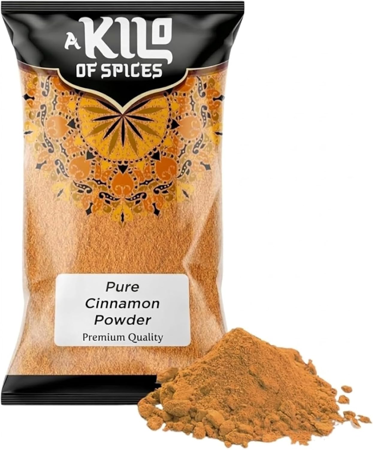 A Kilo of Spices Cinnamon Powder 1kg, Ground, Aromatic Baking Spice | Finely ground Cassia cinnamon, warm and aromatic, ideal for baking, curries, mulled drinks, oatmeal and beverages.