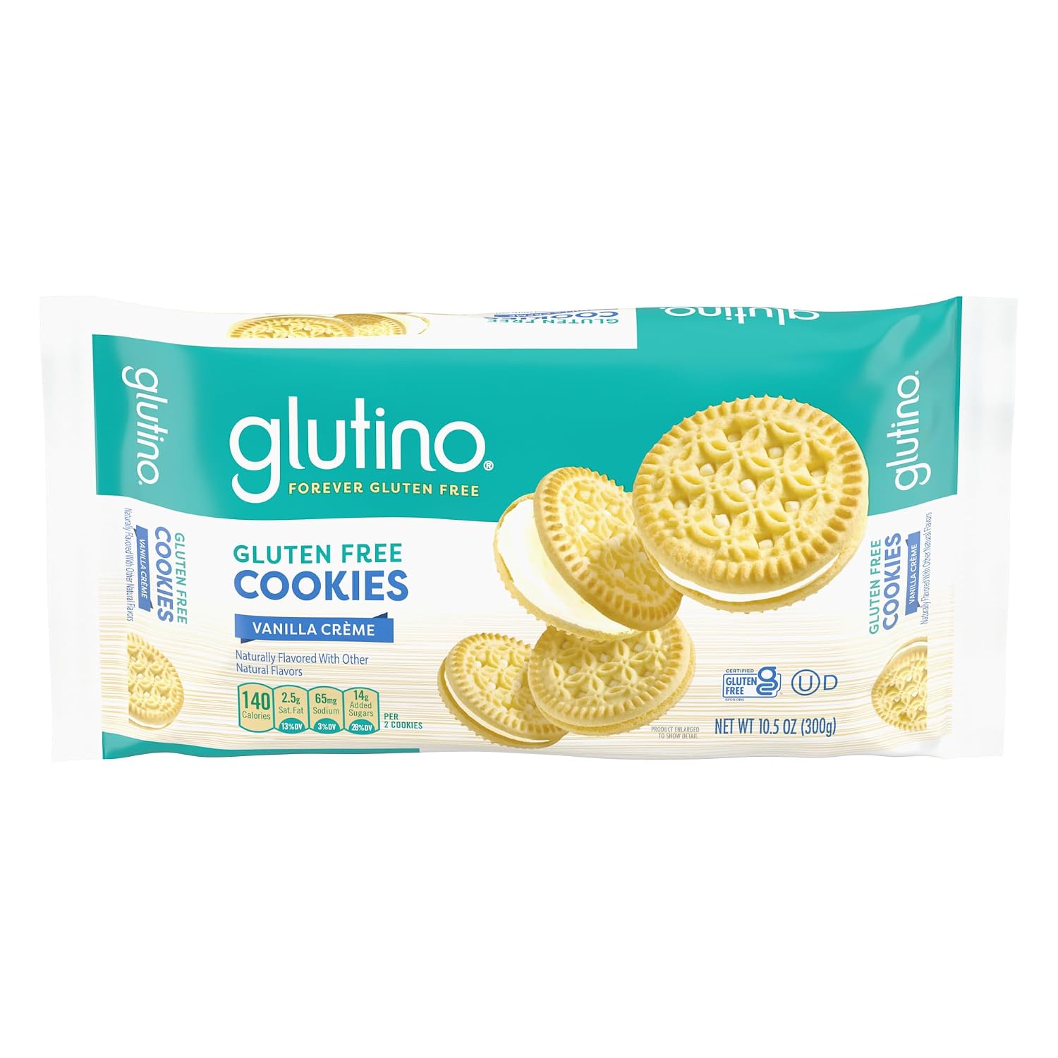 Glutino Gluten Free Vanilla Creme Cookies,10.5 oz