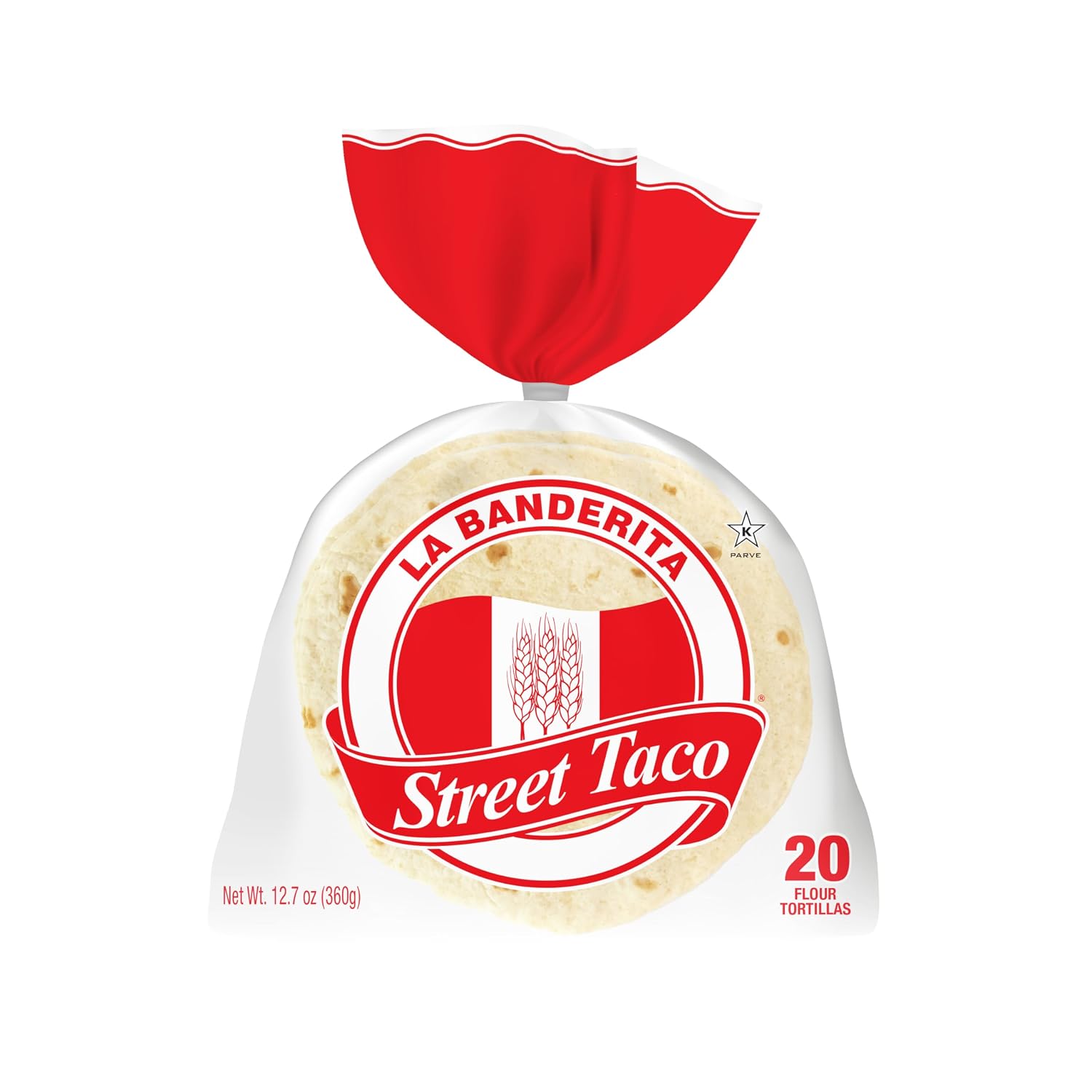 La Banderita® Street Taco | 4.5" Size Flour Tortillas | 12.7 oz.| 20 Count (Pack of 6)