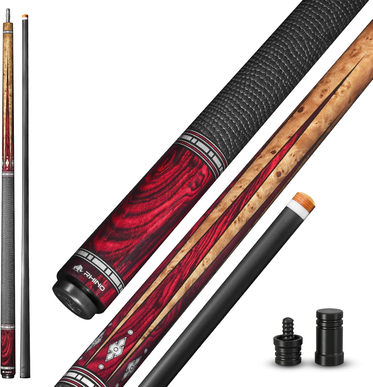 RHINO Eclipse II Carbon Fiber Low Deflection Pool Cue