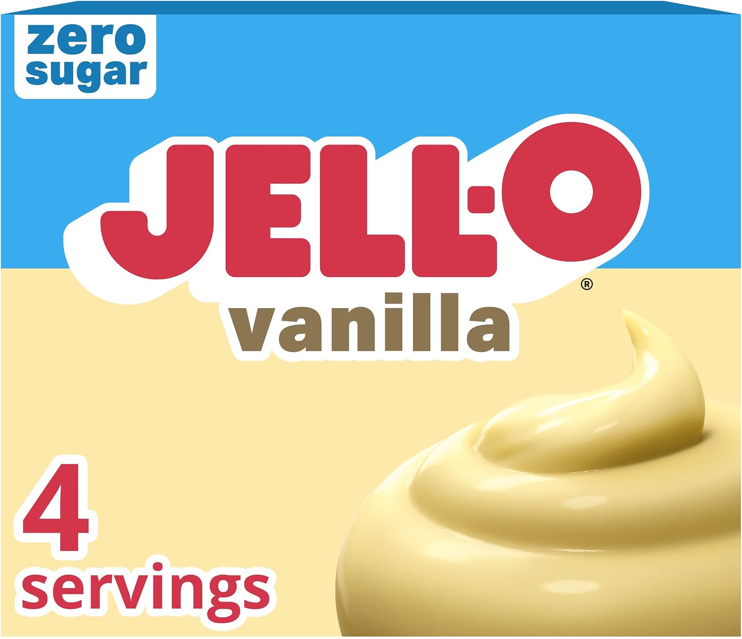 Jello Instant Vanilla Pudding Mix Sugar Free 28g