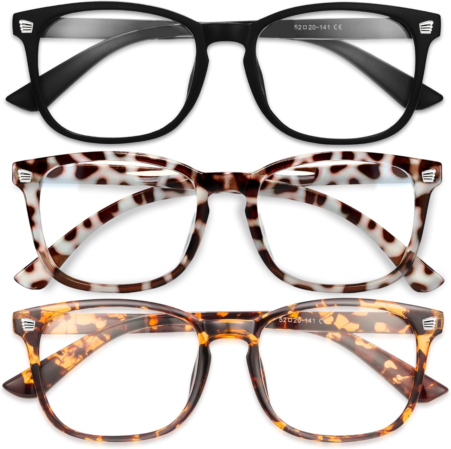 Gaoye Blue Light Glasses for Women - 3 Pack