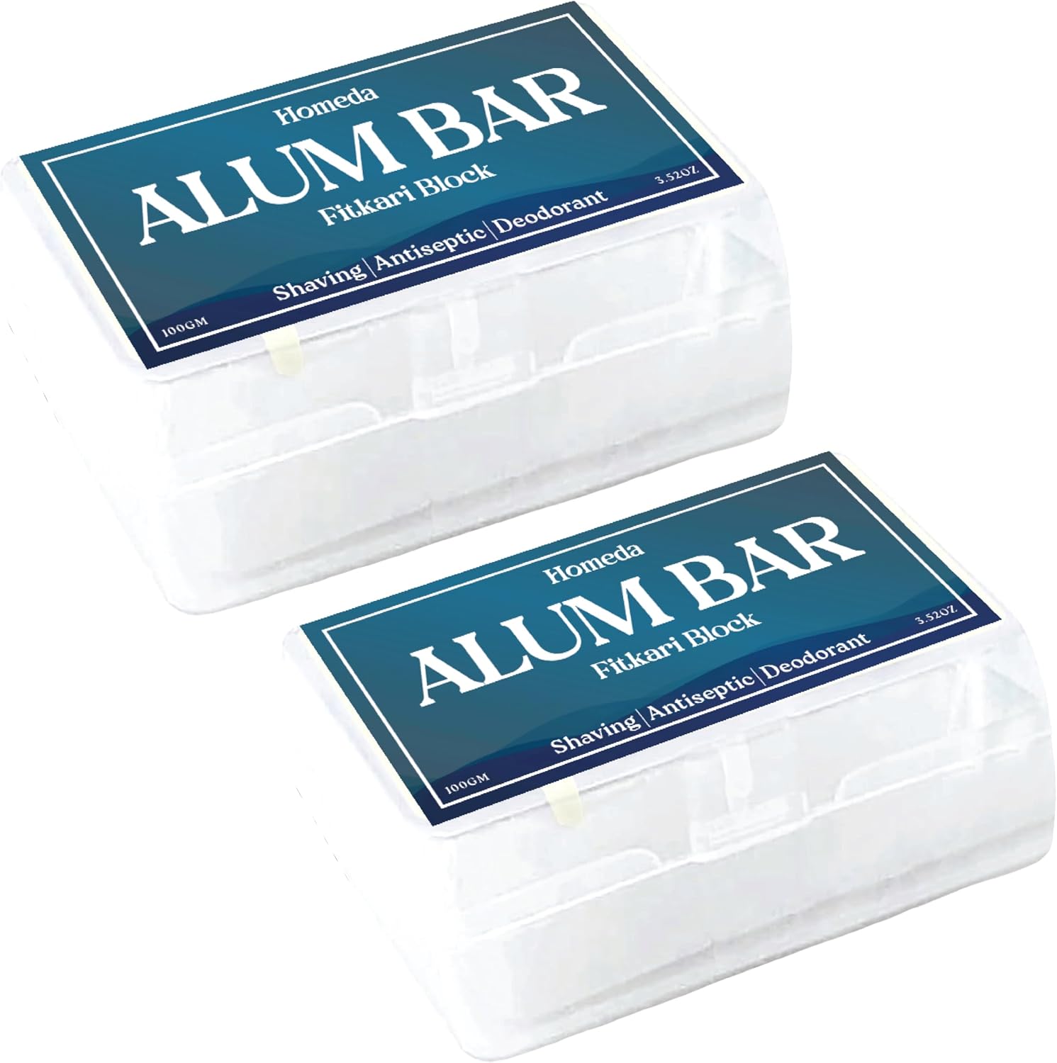 Alum Stone Block Aftershave, Deodorant, Underarm - Piedra Alumbre