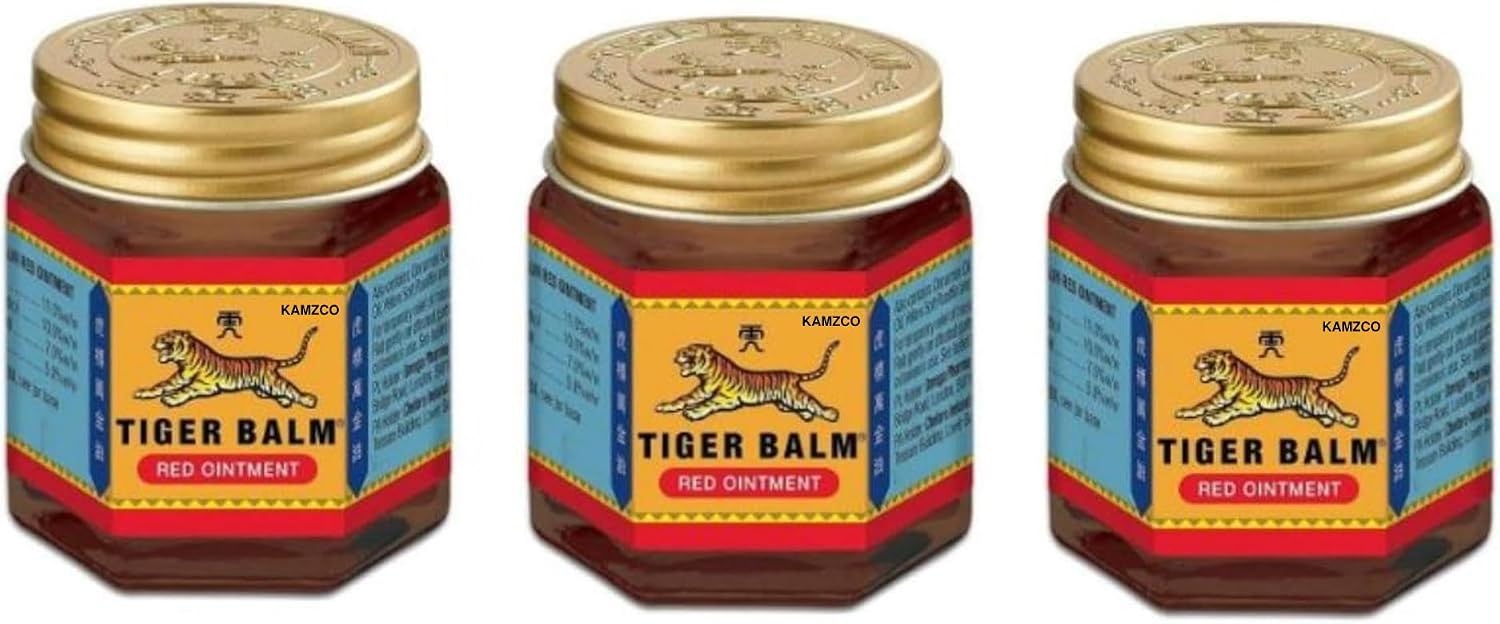 3 X Pain Relief Balm Red 21g | Balm Ointment Red