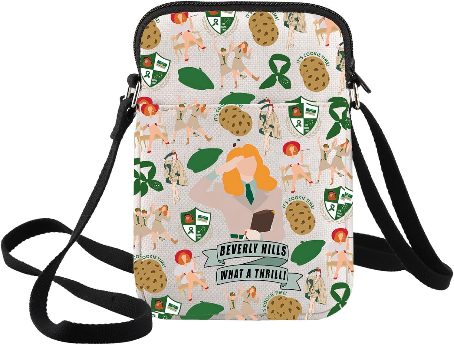 WZMPA Beverly Phyllis Crossbody Bag Troop Beverly Hills Gifts Freddy Nefler Shoulder Bag Beverly Movie Merch