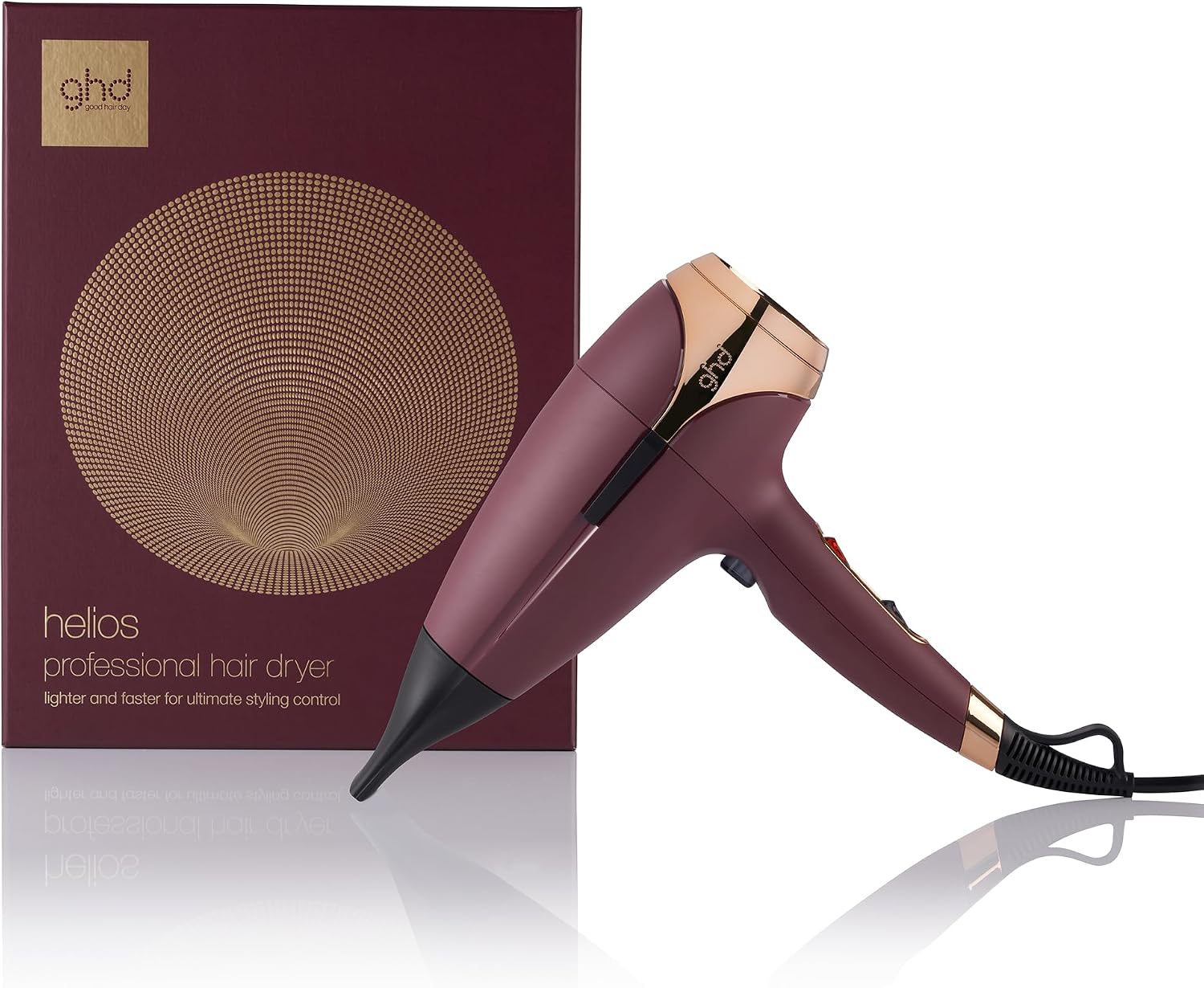 ghd Helios Hair Dryer, More Shine, Lightweight, Ultimate Styling Control