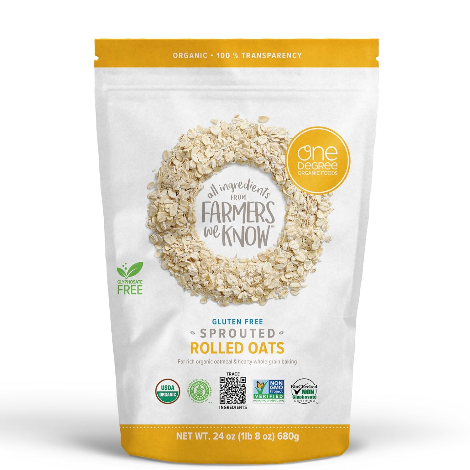 Hot Cereal Rolled Oat USA (24oz)