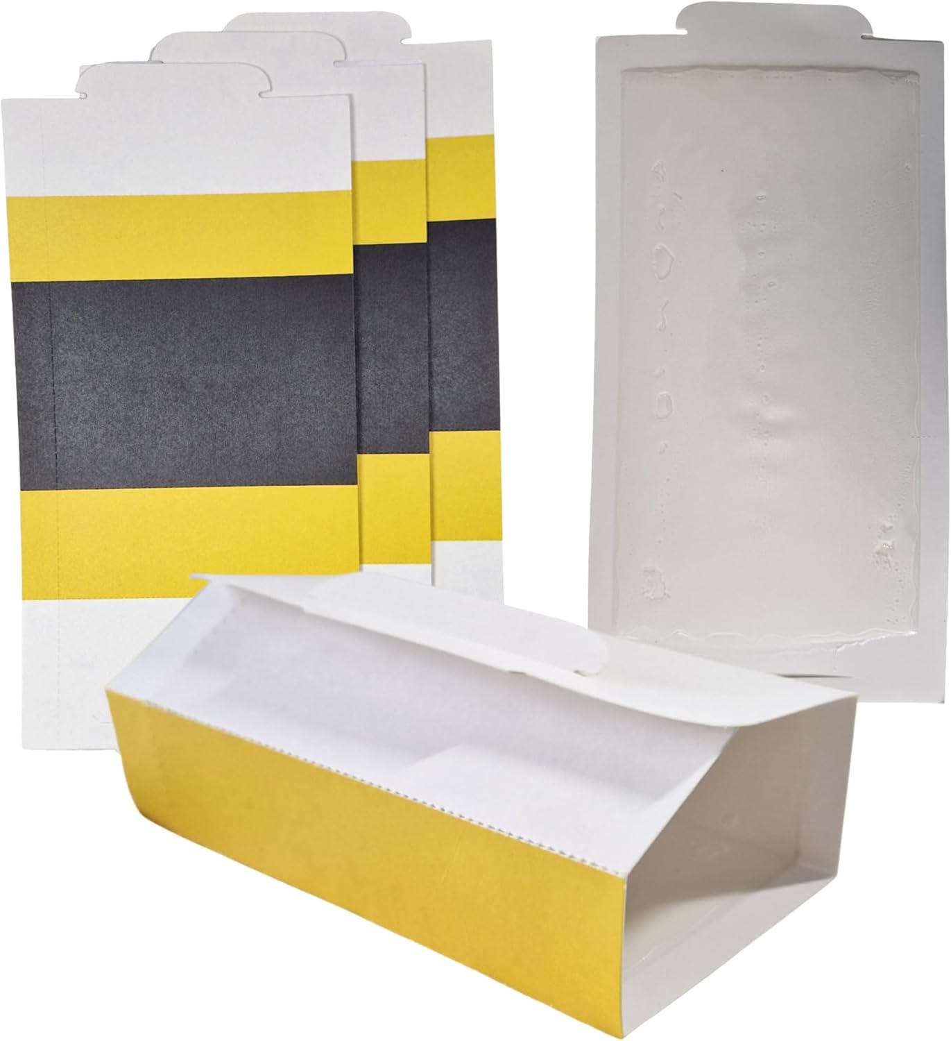 Nearasu 10 x Multi Use Sticky Glue Boards Traps for Pest and Insects, Extra Strong Glue Catcher, Safe Effective Pads For Home Indoor and Garden Outdoor Use Control Killer For Office Kitchen Warehouse