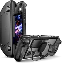 JSAUX PC0104 ModCase for Steam Deck, Steam Deck Case with Detachable Front Shell Include Protective Case, Face Cover,Metal Bracket and Strap-Basic Set
