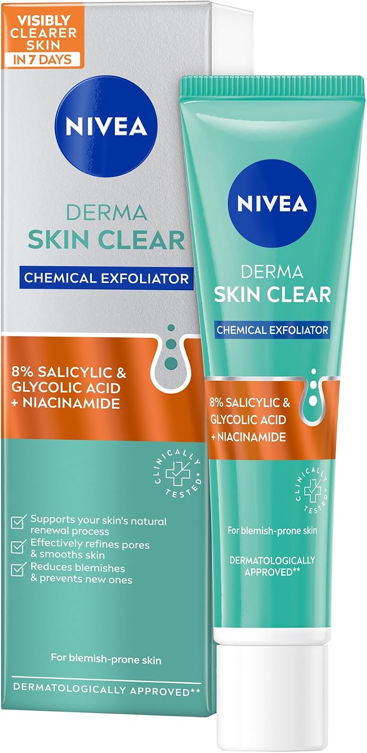 NIVEA Derma Skin Clear Chemical Exfoliator, 40 ml