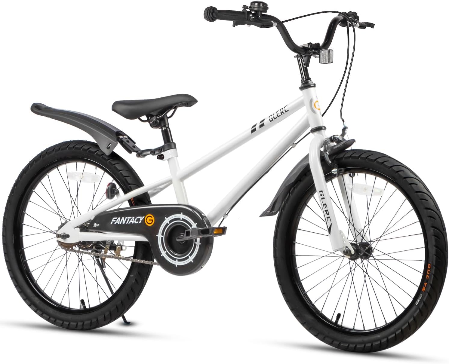 Glerc Fantacy 12 14 16 18 20 Inch Kids Bike for 2-14 Years Old Boys Girls Bicycles with Water Bottle Holder & Stabilisers & Bell, Multiple Colors