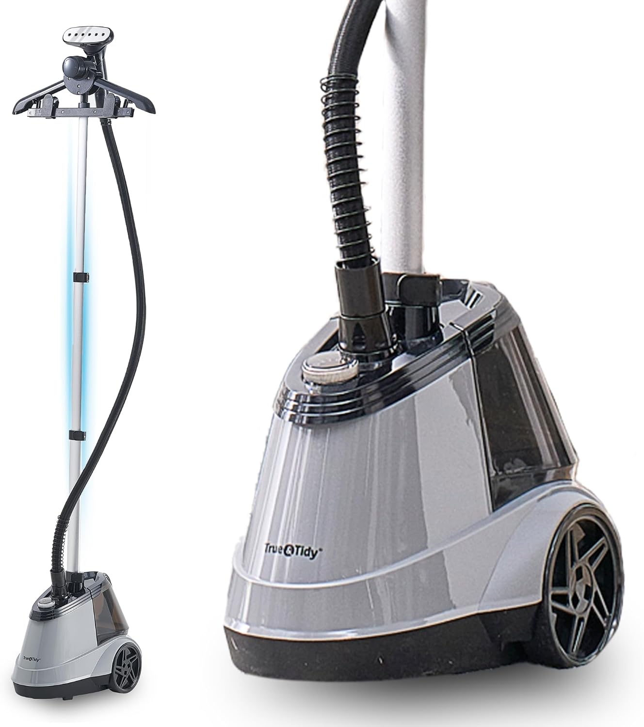 True & Tidy Heavy-Duty Commercial Garment Steamer, w/ 3 Steam Settings