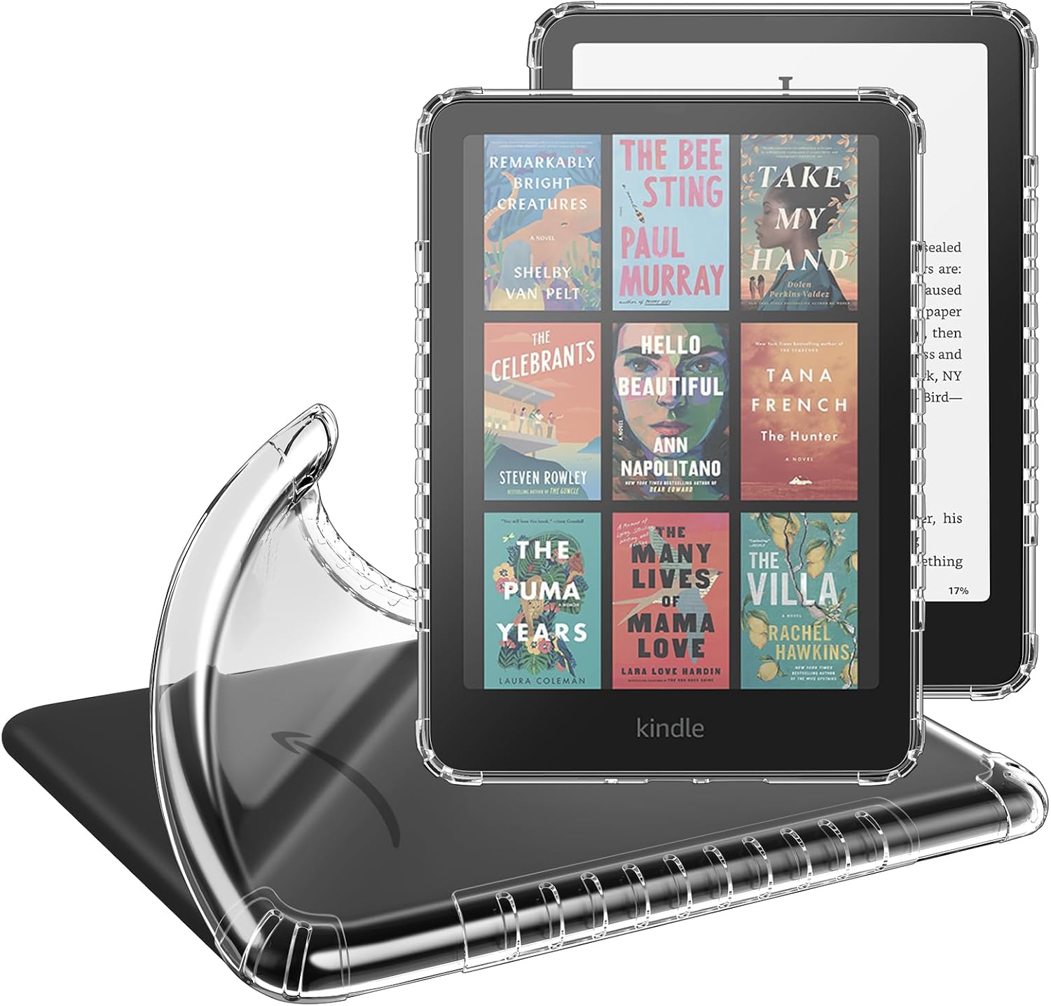 Fintie Clear TPU Case for Kindle Paperwhite 12th Gen 2024/ Kindle Colorsoft