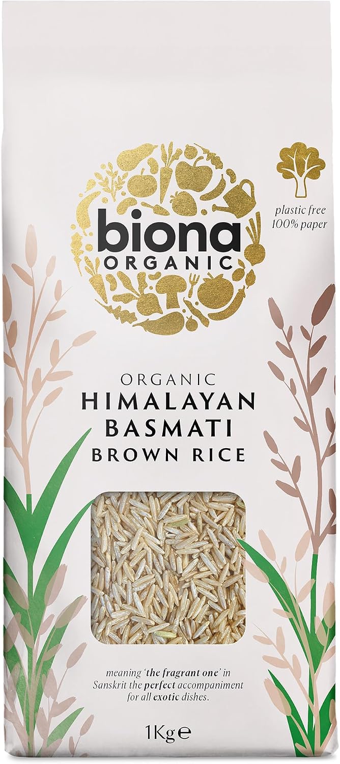 Biona Organic Basmati Brown Rice, 1kg