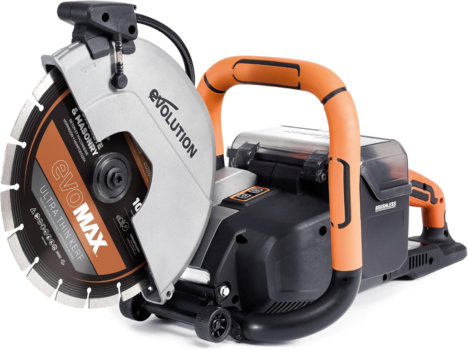 R260DCT-Li Cordless 260mm Disc Cutter with Automatic Water-Fed Dust Suppression and Premium Thin Kerf Diamond Blade, Cut Off Saw, for Cutting Concrete, Stone, Brick, Roof Tile & More