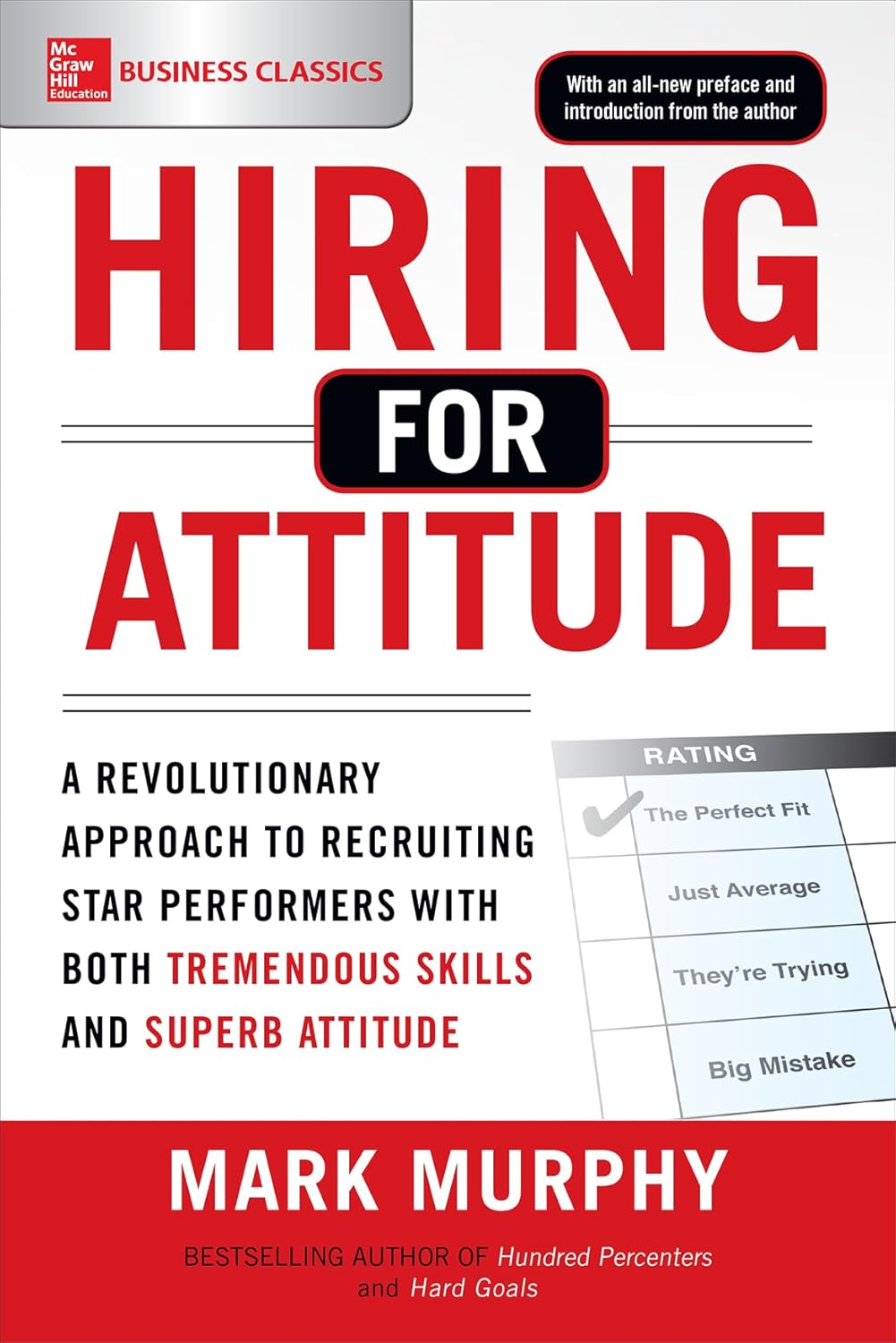 Hiring for Attitude: A Revolutionary Approach to Recruiting and Selecting People with Both Tremendous Skills and Superb Attitude (BUSINESS BOOKS)