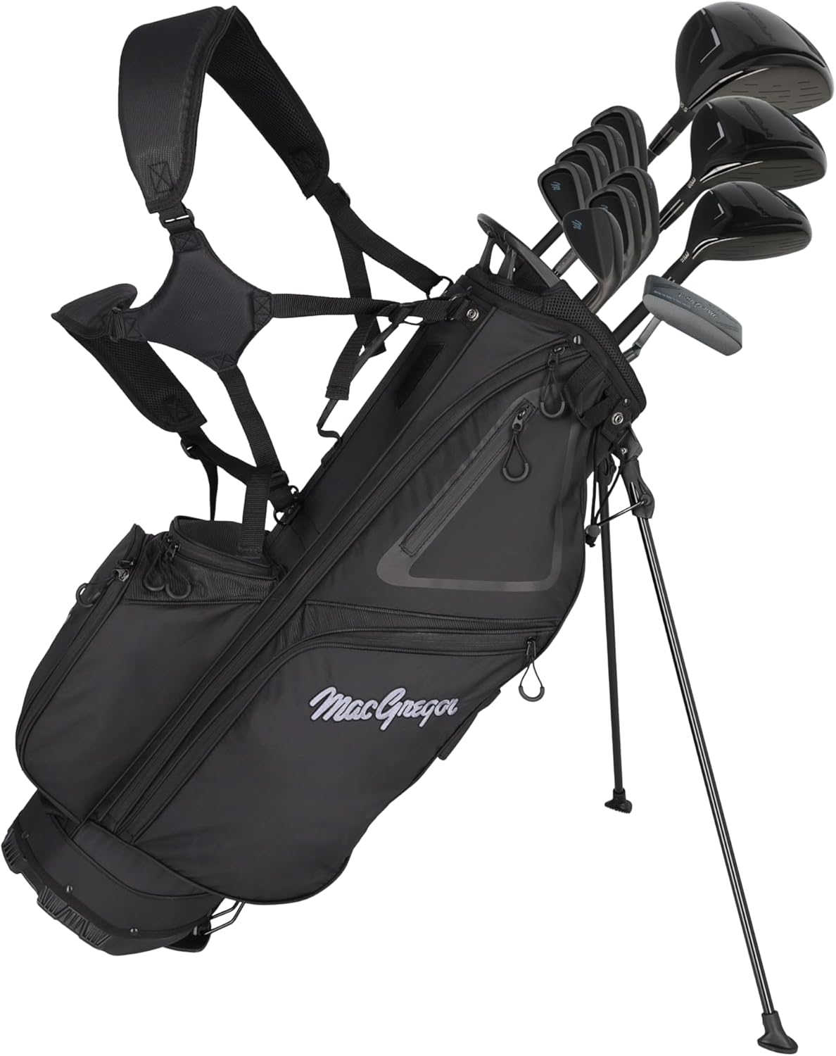 MacGregor MacBLK Golf Clubs Package Set, Mens Right Hand