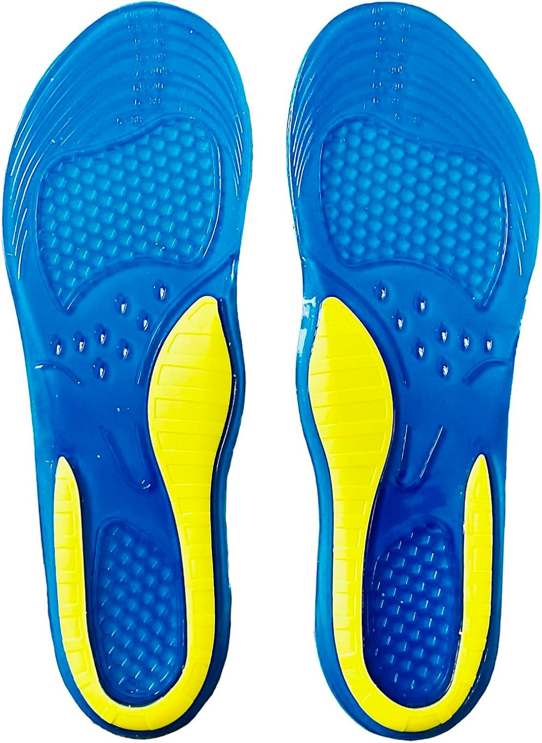 Goofort 3D-Xpain™Women Men Gel Insoles Shock Absorbing Insole Pain Relief Anti Fatigue Everyday Active No-Odour Work Sports Comfort Jelly Shoe Inserts for Boots Hiking Running Standing