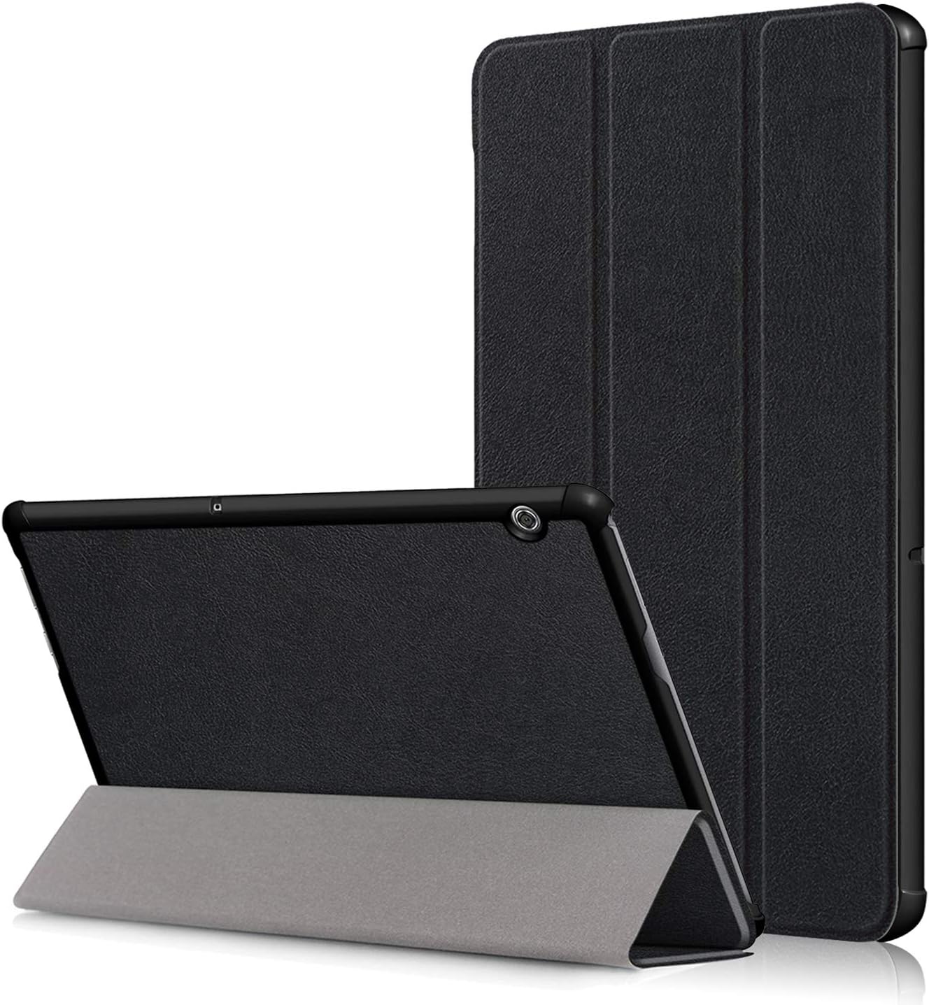 Acelive Case for Huawei T5 10.1 Inch Tablet 2018, Ultra Slim Smart Leather Cover with Stand Function