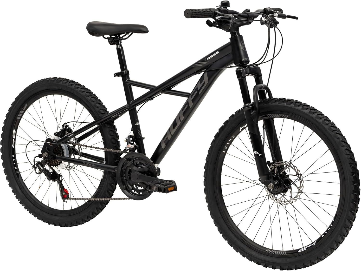 Huffy Korros Hardtail Mountain Bike Hardtail + Front Suspension + Shimano Gears