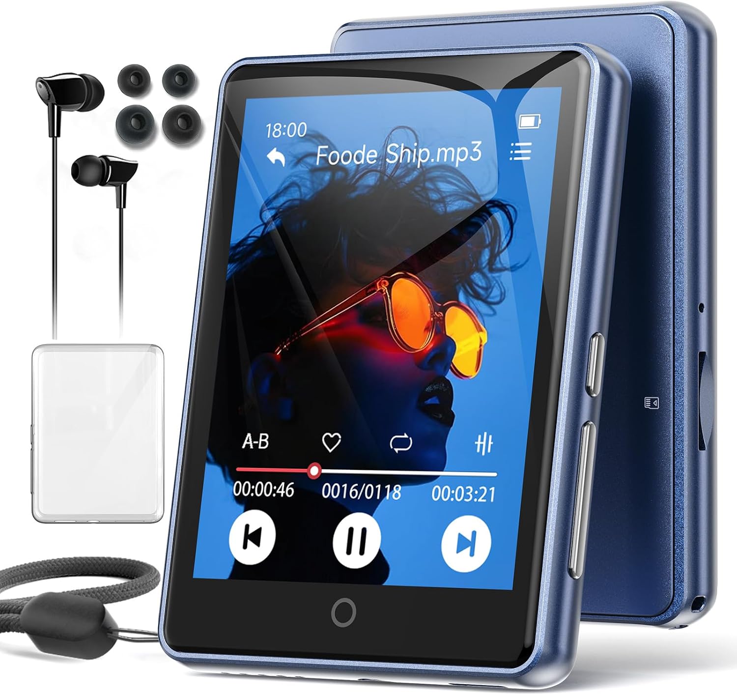 RUIZU 32GB MP3 Player with Bluetooth 5.3, 2.8" Touchscreen & Speaker