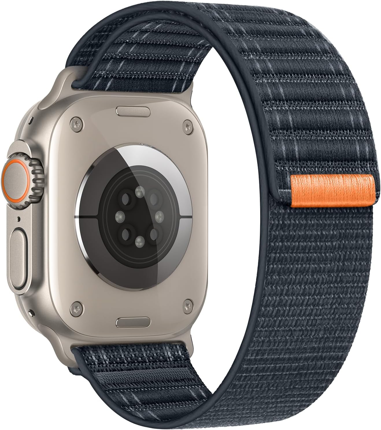 Fabric Bands Compatible with Apple Watch Ultra/2 Band 49mm 46mm 45mm 44mm 42mm 38mm 40mm 41mm Men Women, Nylon Sport Loop Strap for iWatch Series Ultra SE 10 9 8 7 6 5 4 3 2 1