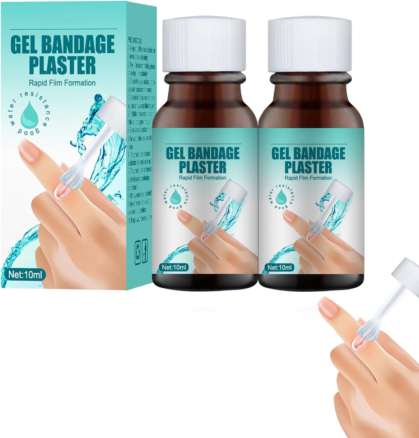 Gel Liquid Bandage, Liquid Plaster, 2 Pcs
