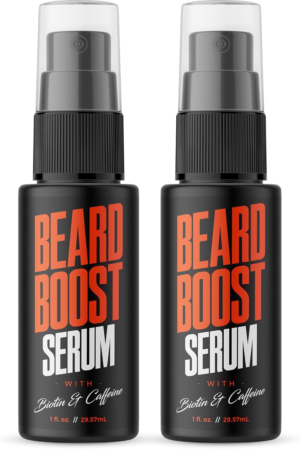 Wild Willies Beard Growth Serum with Biotin & Caffeine, 2 Pack - Natural Beard Care for Thicker, Fuller Healthier Beard - Men's Facial Hair Treatment for Grooming - Increases Thickness and Volume