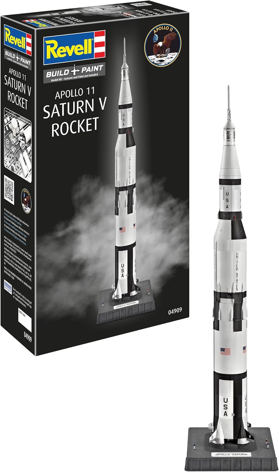 Revell 04909 Apollo Saturn V 1:144 Scale Unbuilt/Unpainted Plastic Model Kit