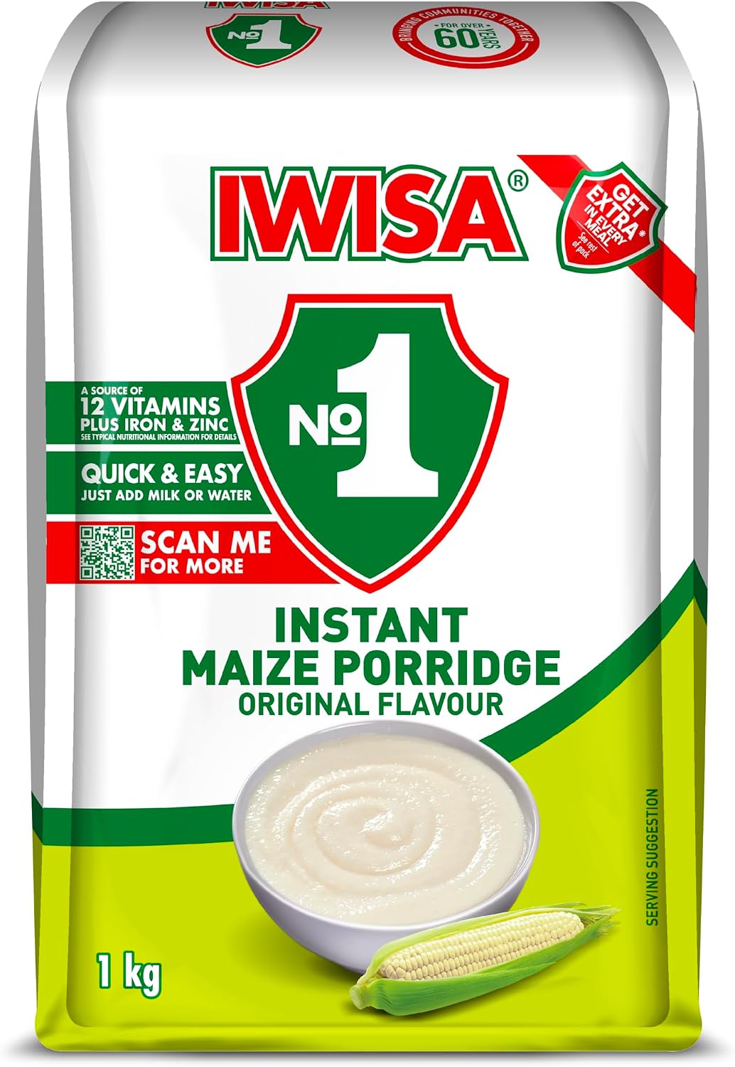 Iwisa Instant Breakfast Porridge Original