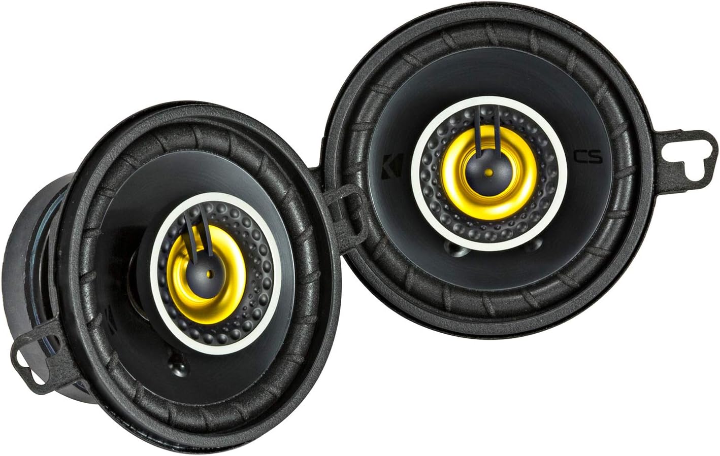 KICKER 46CSC354 CS-Series CSC35 3.5-Inch (89mm) Coaxial Speakers, 4-Ohm (Pair)