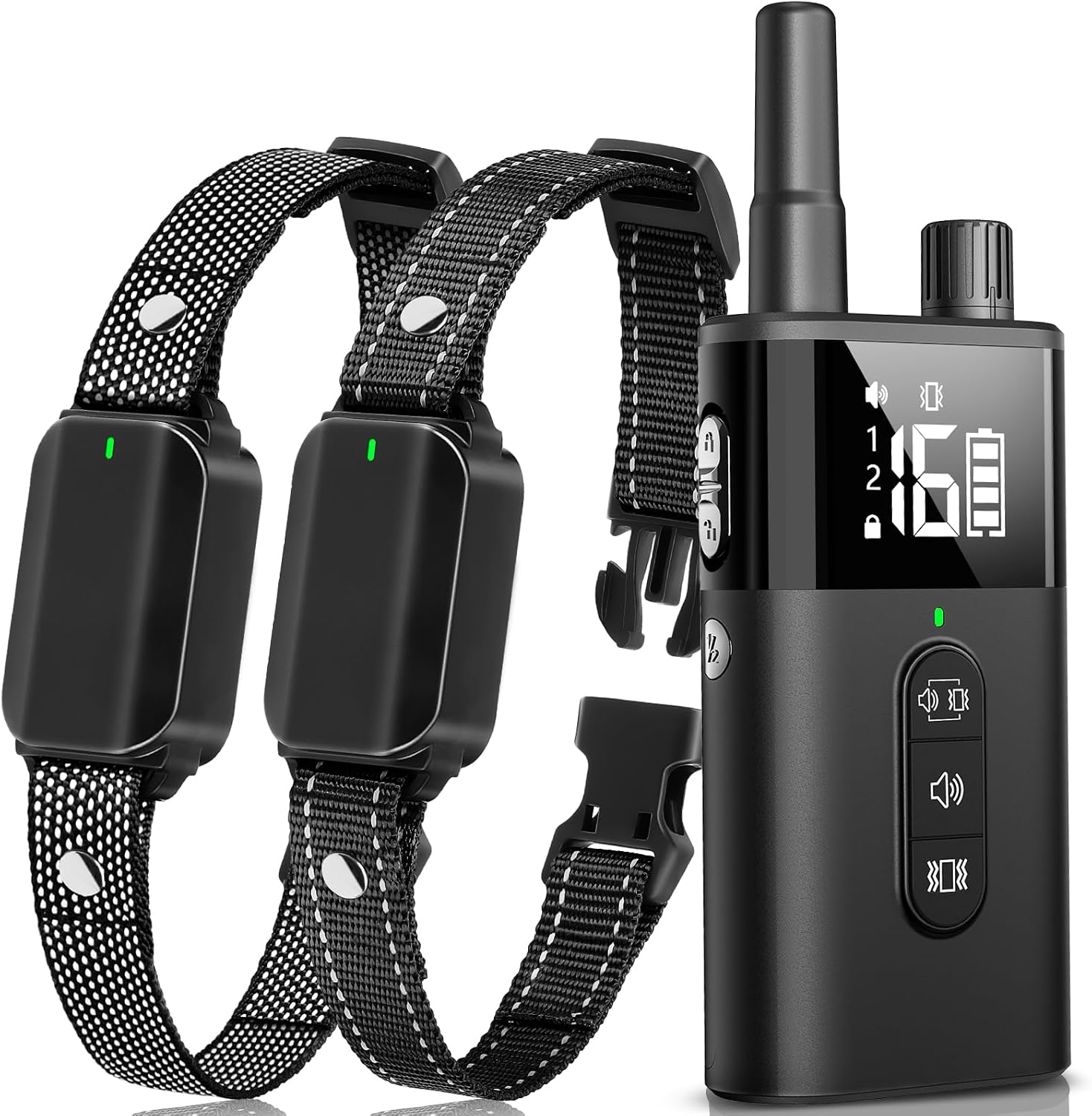 No Shock Dog Training Collar for 2 Dogs
