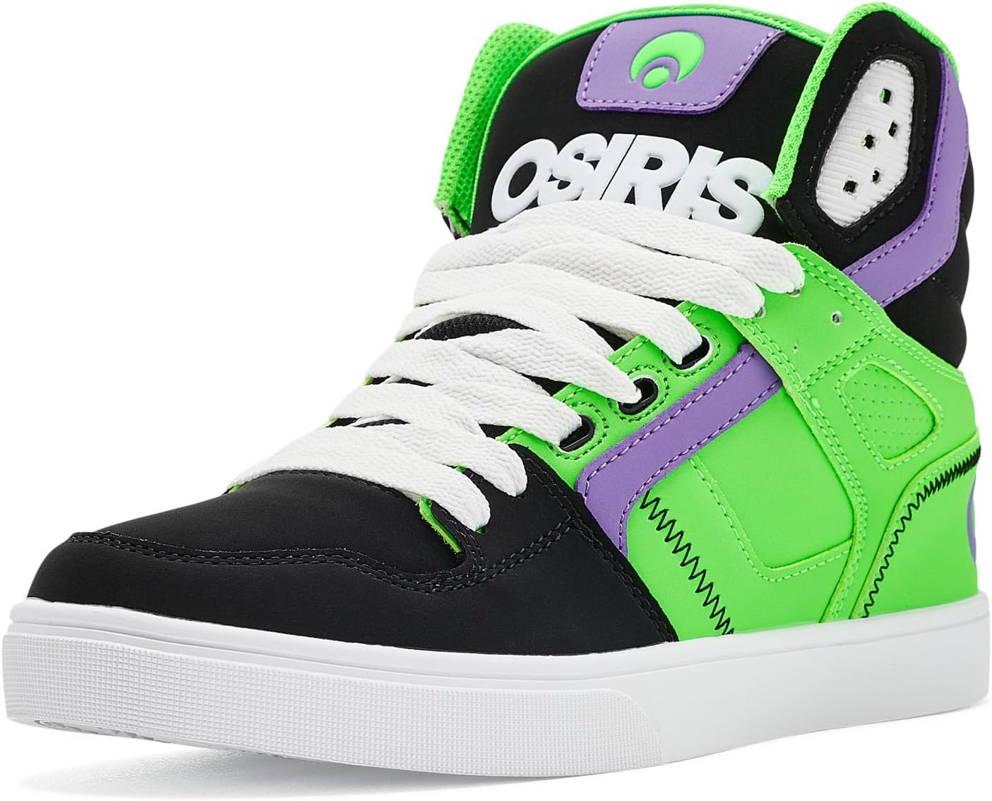 Osiris Men's Clone, Lime/Black/Purple, 8.5 Medium