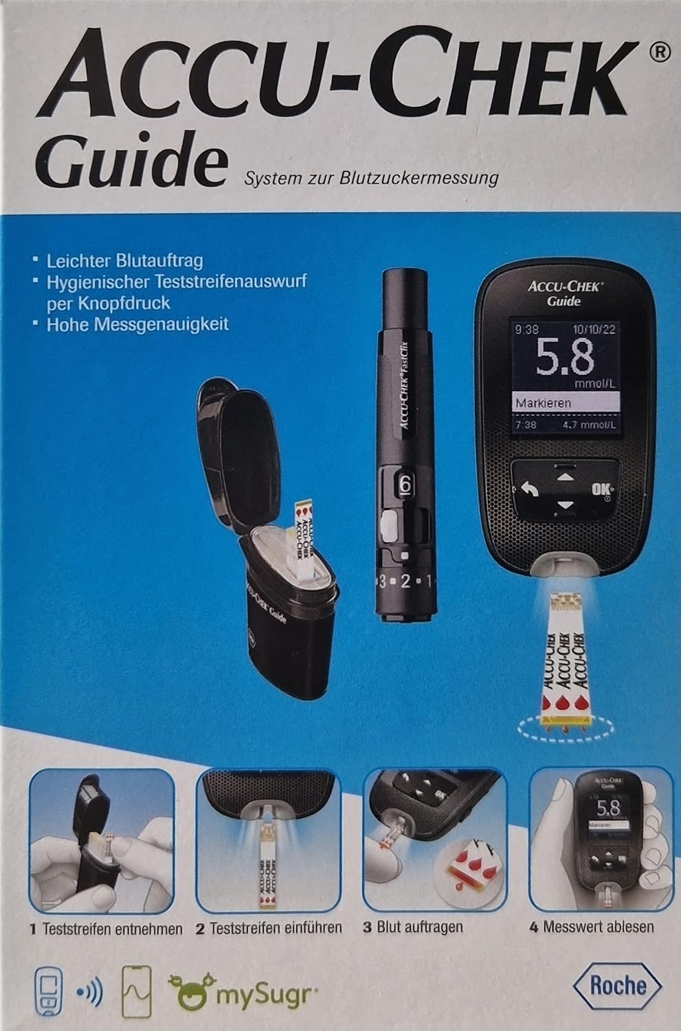 Accu Check Guide Set mmol/L Pack of 1