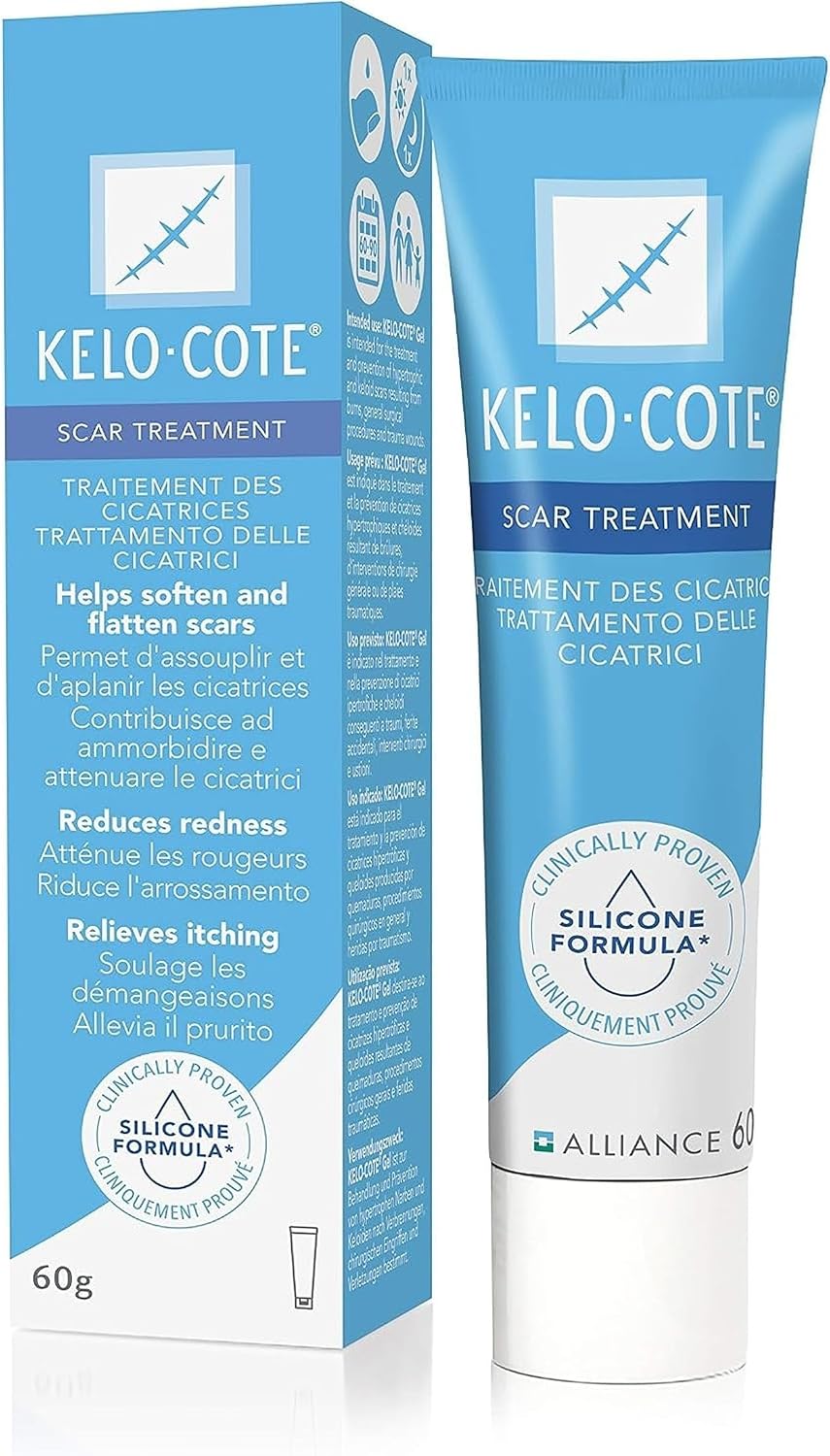 Kelo-Cote Gel Silicone Scar Treatment Advanced Formula, 60 g