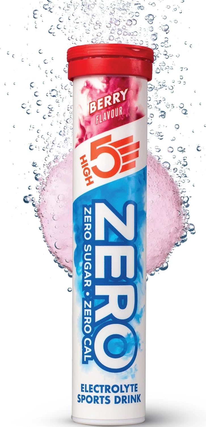 HIGH5 Zero Electrolyte Tablets for Hydration, Berry, 20 Tablets