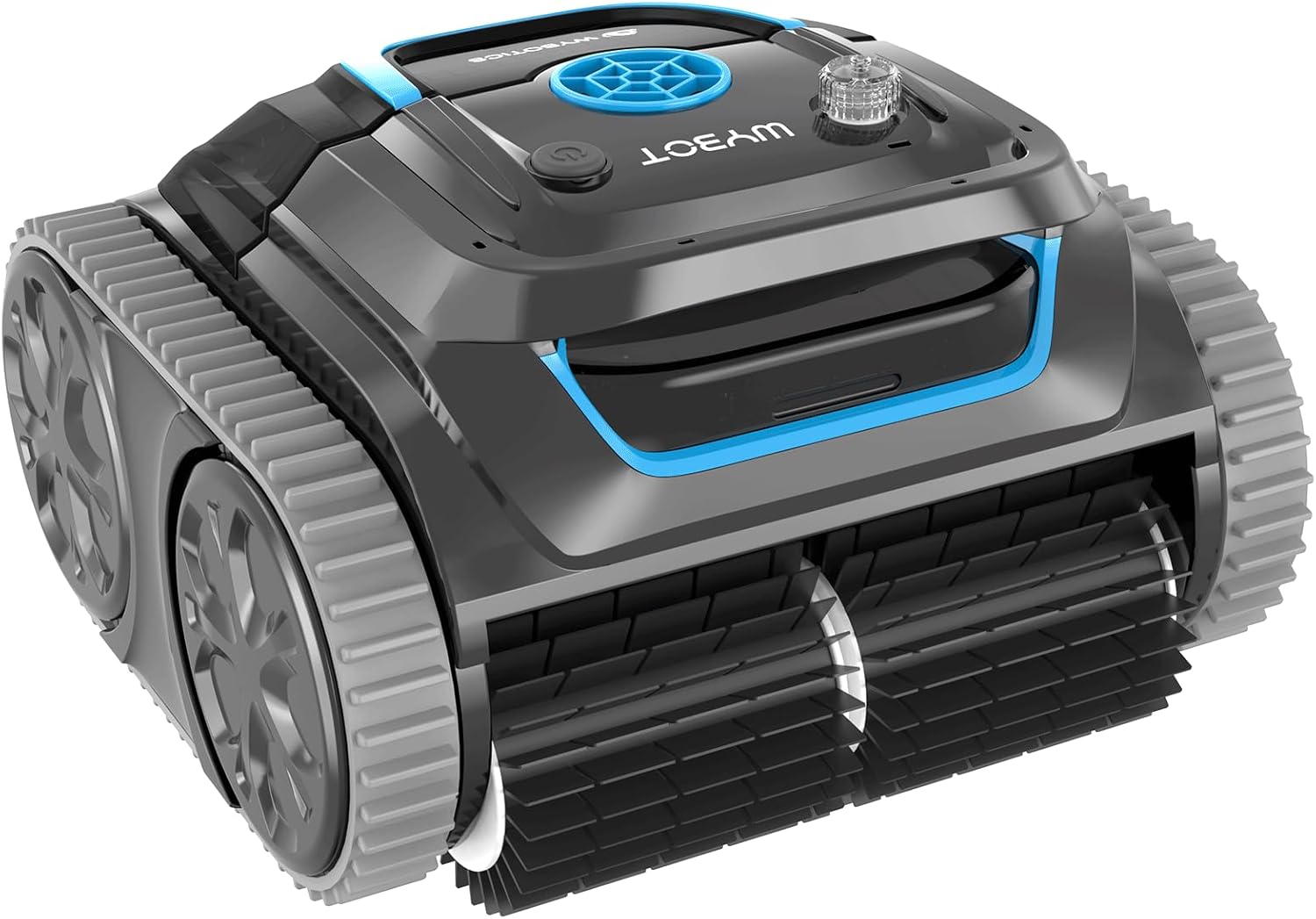 WYBOT S1 Cordless Wall Climbing Robotic Pool Cleaner with APP Mode, Smart Mapping Tech, Lasts 180mins, Automatic Pool Vacuum Robot with Powerful Suction, Fast Charging Fit for Inground Pools
