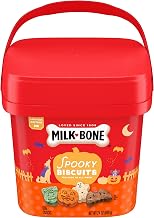 Milk-Bone Limited Edition Halloween Spooky Biscuit Dog Treats, 24 Ounce Pail