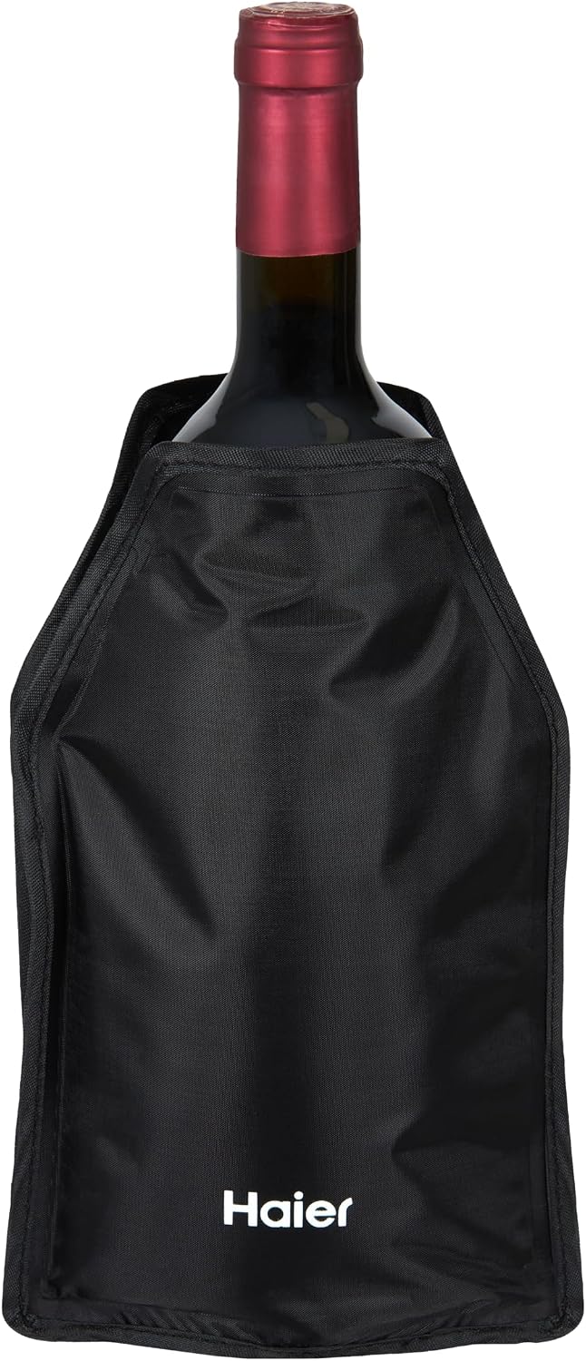 Haier Wine Cooler Pouch, Portable and Light-Weighted, Chill Wine in 5 Minutes, Keep Your Drinks Cool, Anywhere, Anytime