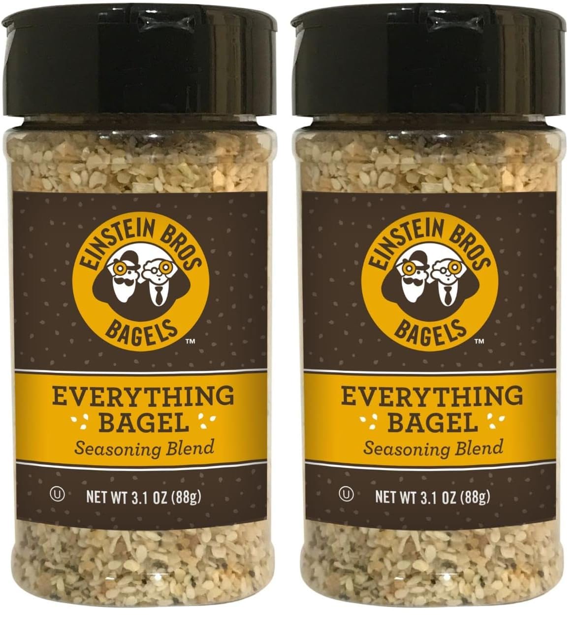 Einstein Bros. Bagels Everything Bagel Seasoning Blend, 3.1 Ounce (Pack of 2)