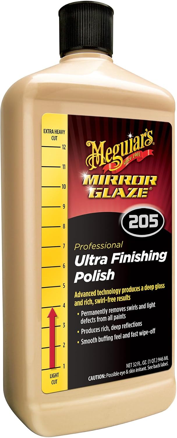 Meguiar's Professional M205 Ultra Finishing Polish Mirror Glaze, 32oz
